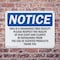 Signmission This Is A Fragrance Free Facility Please, 14 in W x Rectangle, Plastic OS-2PACK-NS-P-1014-L-18623 - alternate 3